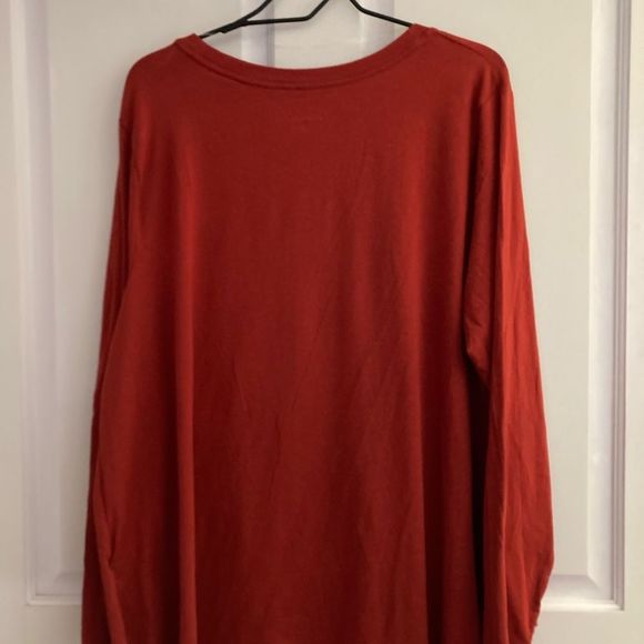 Ava & Viv Long Sleeve Scoop Neck Relaxed Fit Pullover Top Size 2X New With Tags - Picture 7 of 10